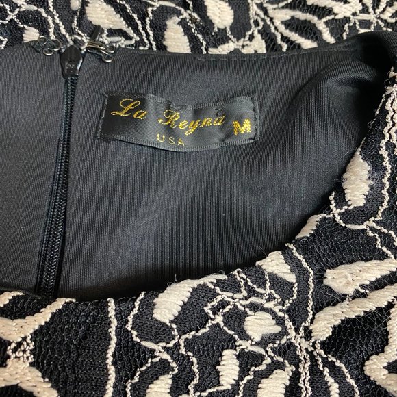 Woman Sleeveless Floral Bodycon Dress Size 4 - Picture 8 of 8